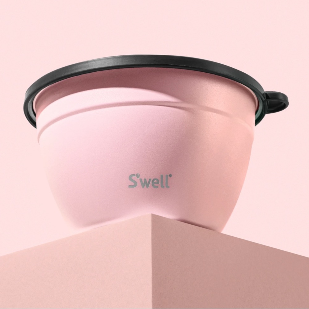 S’well Salad Bowl Kit in Pink Topaz Swell